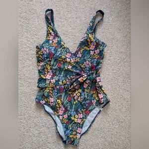 Rifle Paper Company X Summersalt One Piece Bathing Suit Swimsuit